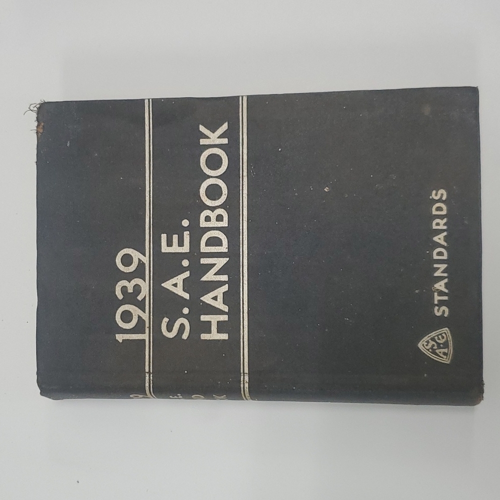 Antique Vintage 1939 s.a.e. handbook